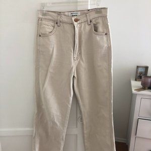 Reformation Cynthia off-white Jeans